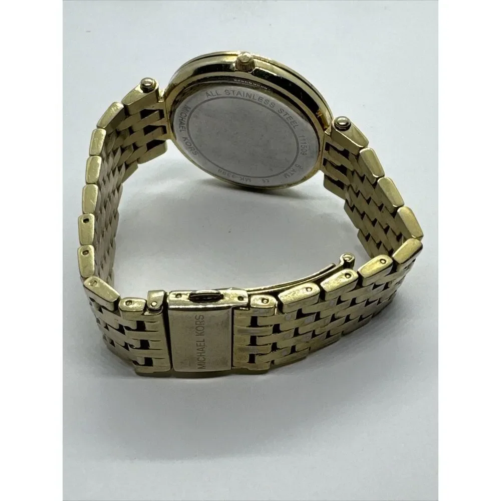 Michael Kors MK3398 Women's Gold Stainless Steel Analog Dial Quartz Watch JNA642